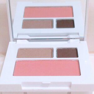 NEW CLINIQUE EYESHADOW DUO+ BLUSH COMPACT